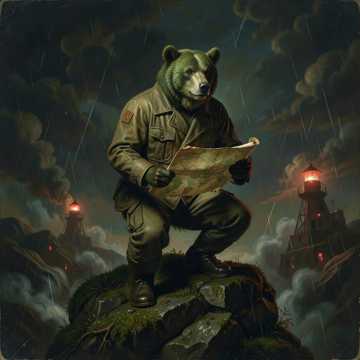 Hillbilly Green Bear