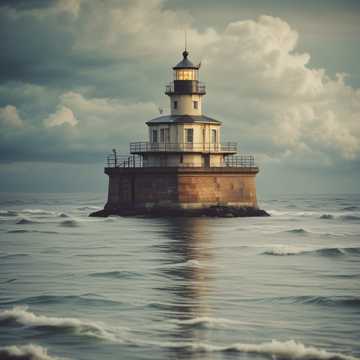 Lighthouse in the Storm