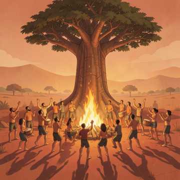 Sous le baobab