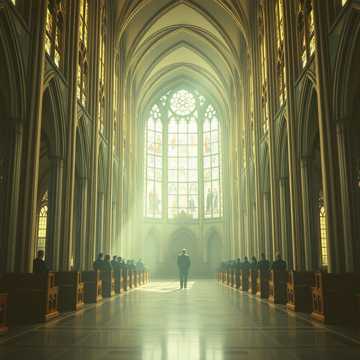 Glass Icons in the Apse